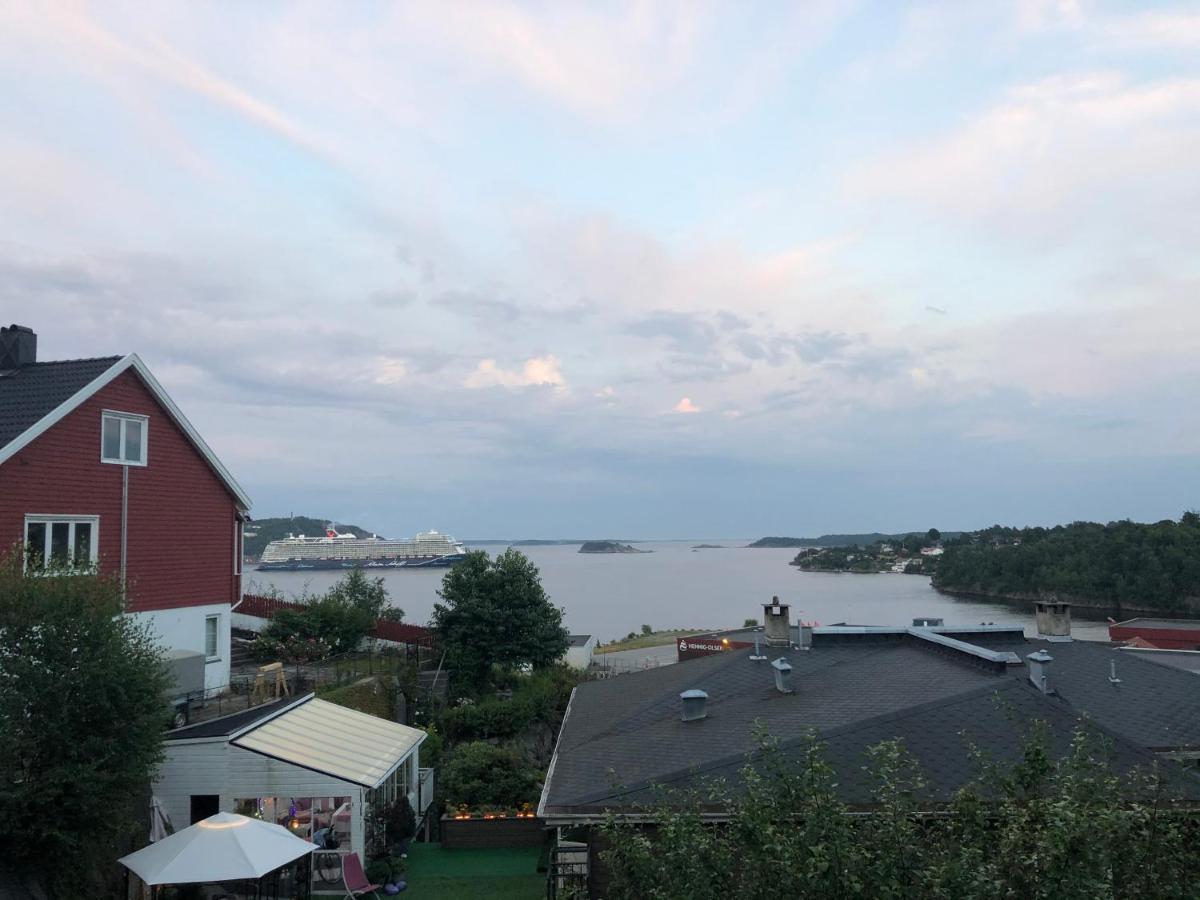 Aid Og Svein' S Sentrumsnaere Panorama Hjem Lägenhet Kristiansand Exteriör bild